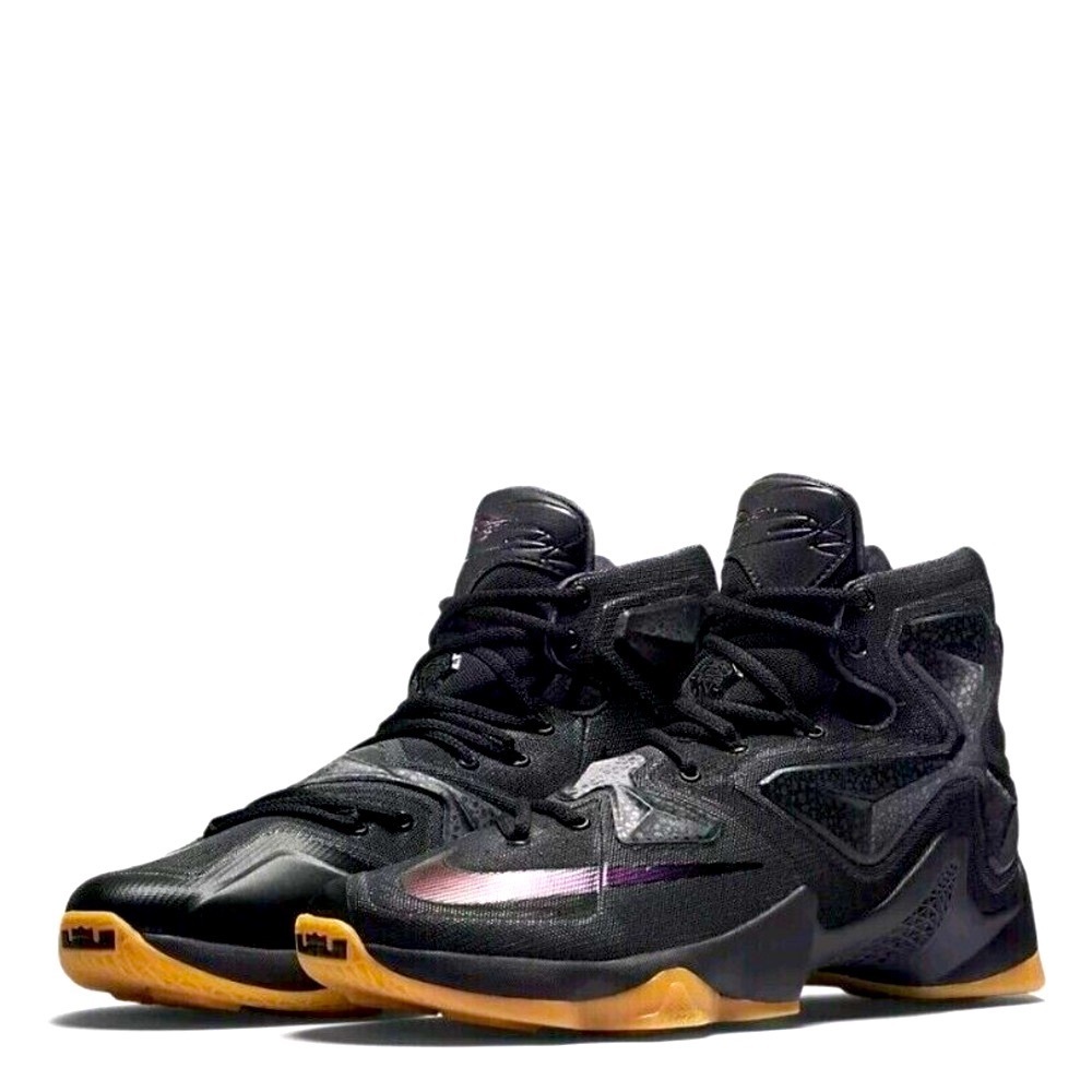 Nike Lebron James XIII 13 Black Lion Gum Bottoms Size 13 Men